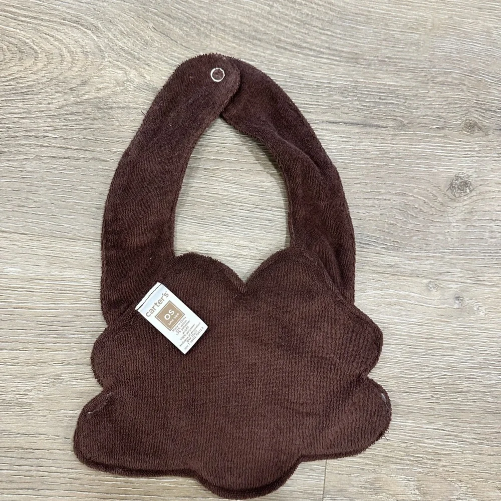 Carter's Festive Turkey Baby Bib - Brown, Orange, Yellow